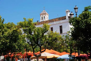 Bonita plaza en el Casco Antiguo de Marbella, Malaga