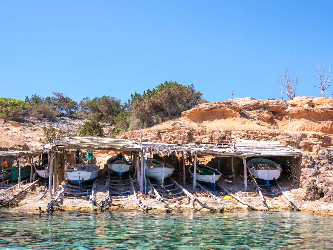 Barcos de pesca tradicionales Formentera