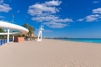 playa del postiguet de Alicante