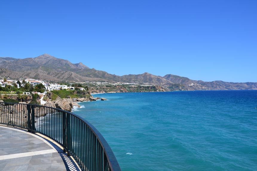 View from Balcony of Europe in Nerja