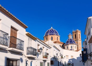 Altea old town and Church