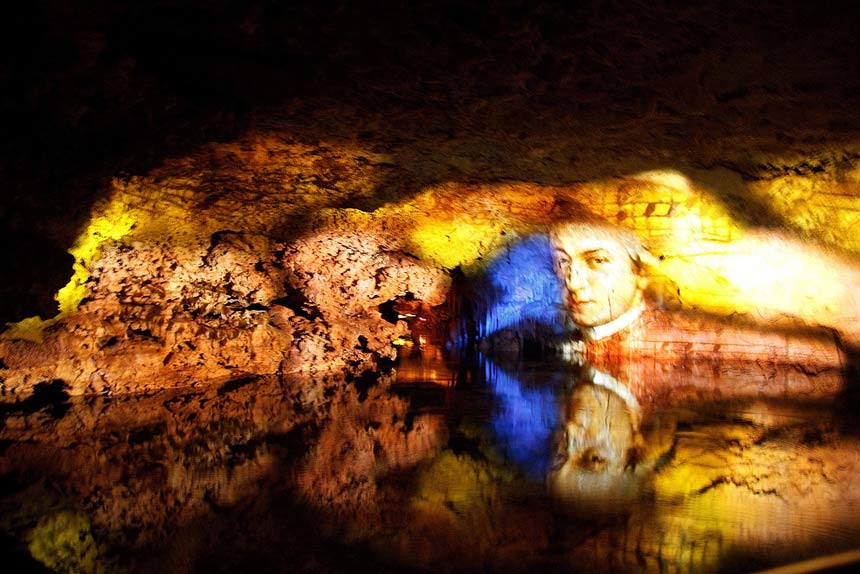 Dels Hamms Caves lagoon