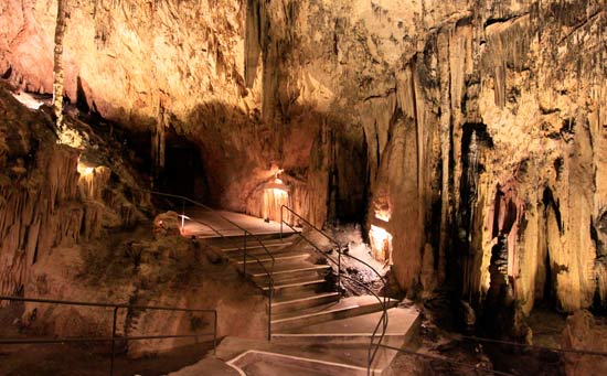 Inside Arta caves