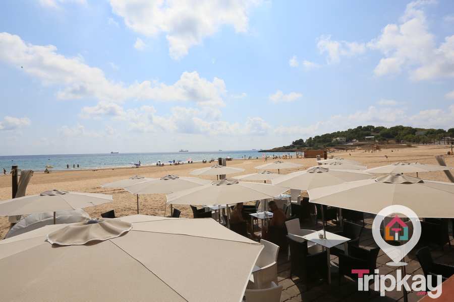 playa arrabassada en Tarragona