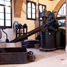 Maquinaria antigua expuesta en el museo agricola de cambrils
